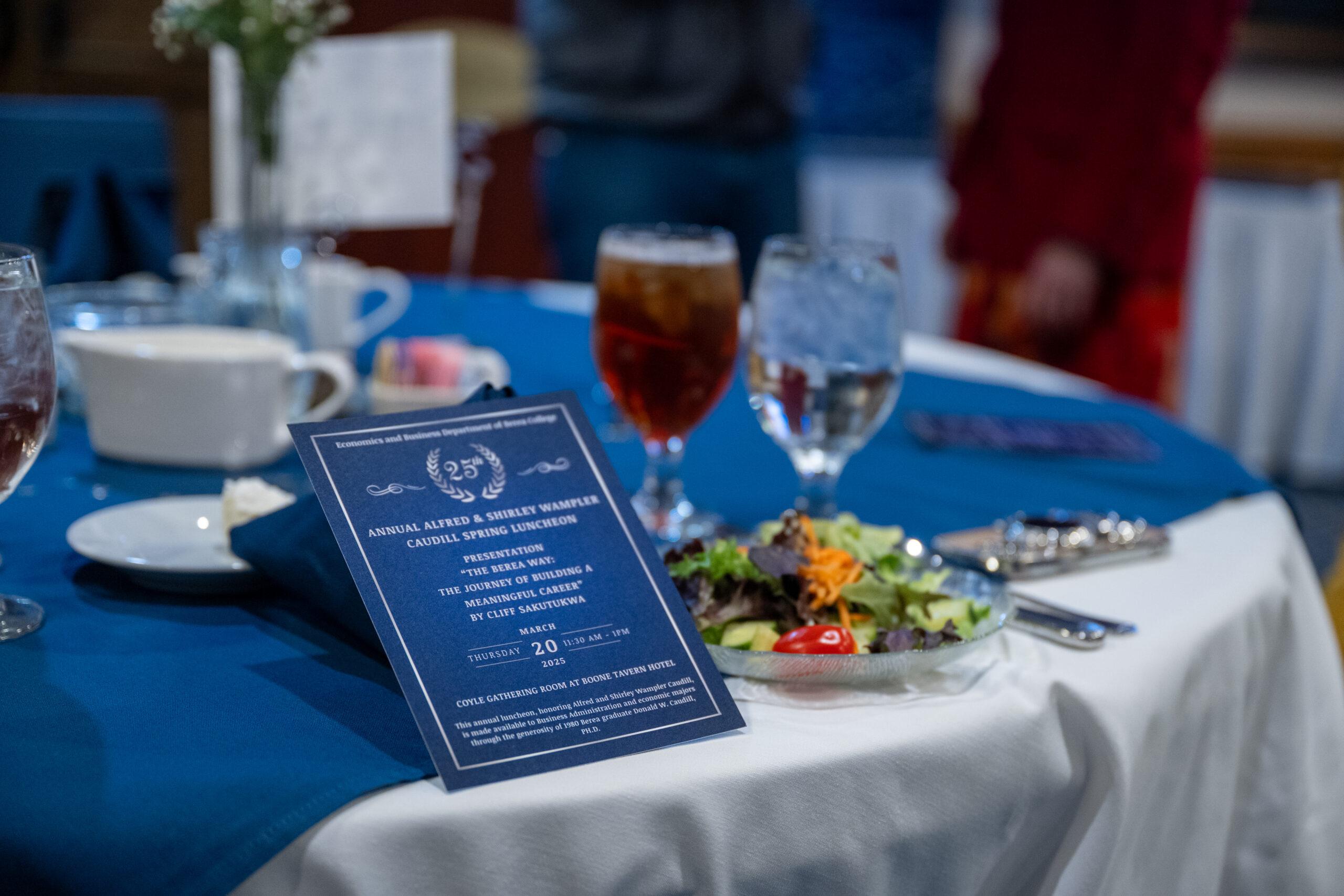 Caudill luncheon program